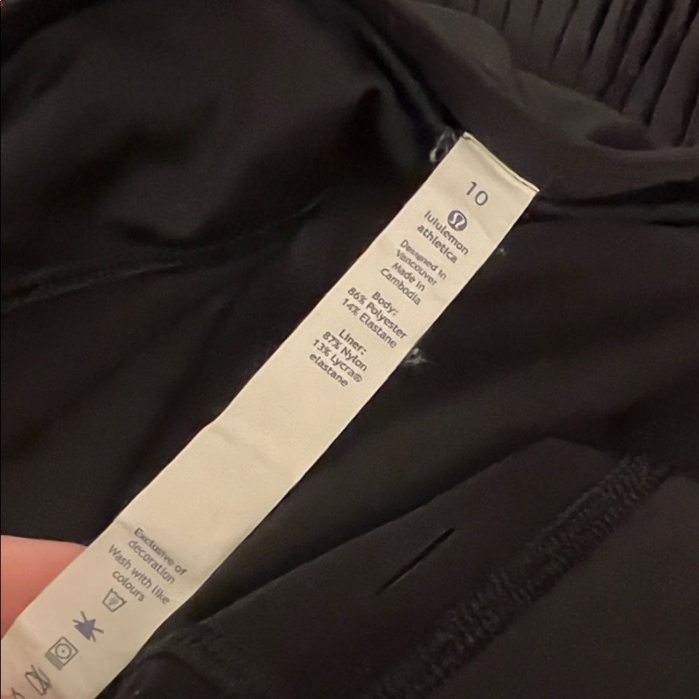 Lululemon Black Ruffled Mini Skirt - Picture 4 of 5